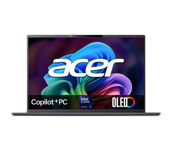 An image of ACER Swift Go 16 OLED 16" Laptop, Copilot+ PC - Intel® Core™ Ultra 5, 512 GB SSD, Grey