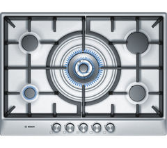 BOSCH Classixx PCQ715B90E Gas Hob - Brushed Steel