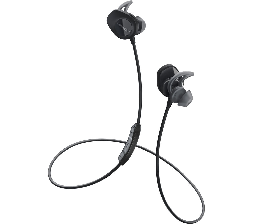 BOSE SoundSport Wireless Bluetooth Headphones – Black, Black