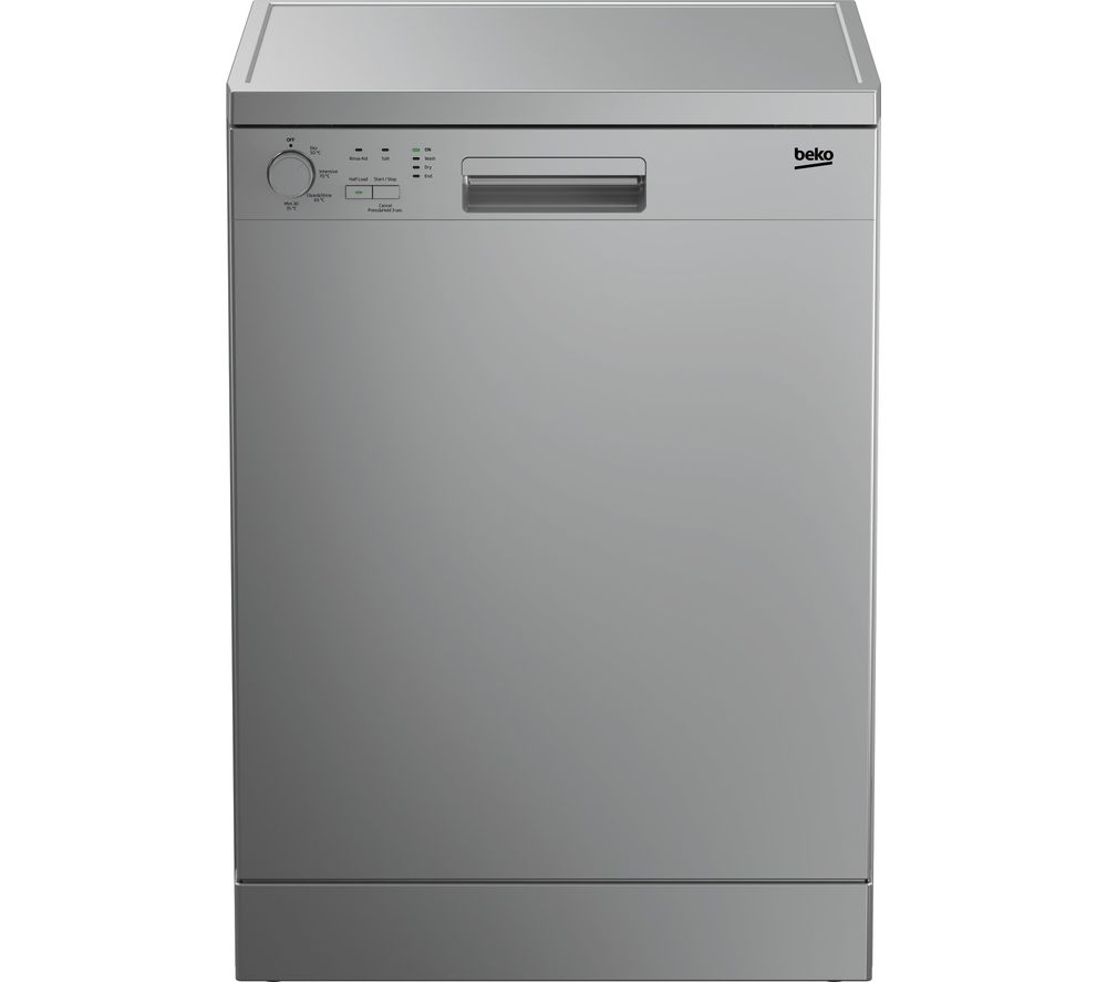 BEKO DFN04210S Full-size Dishwasher – Silver, Silver