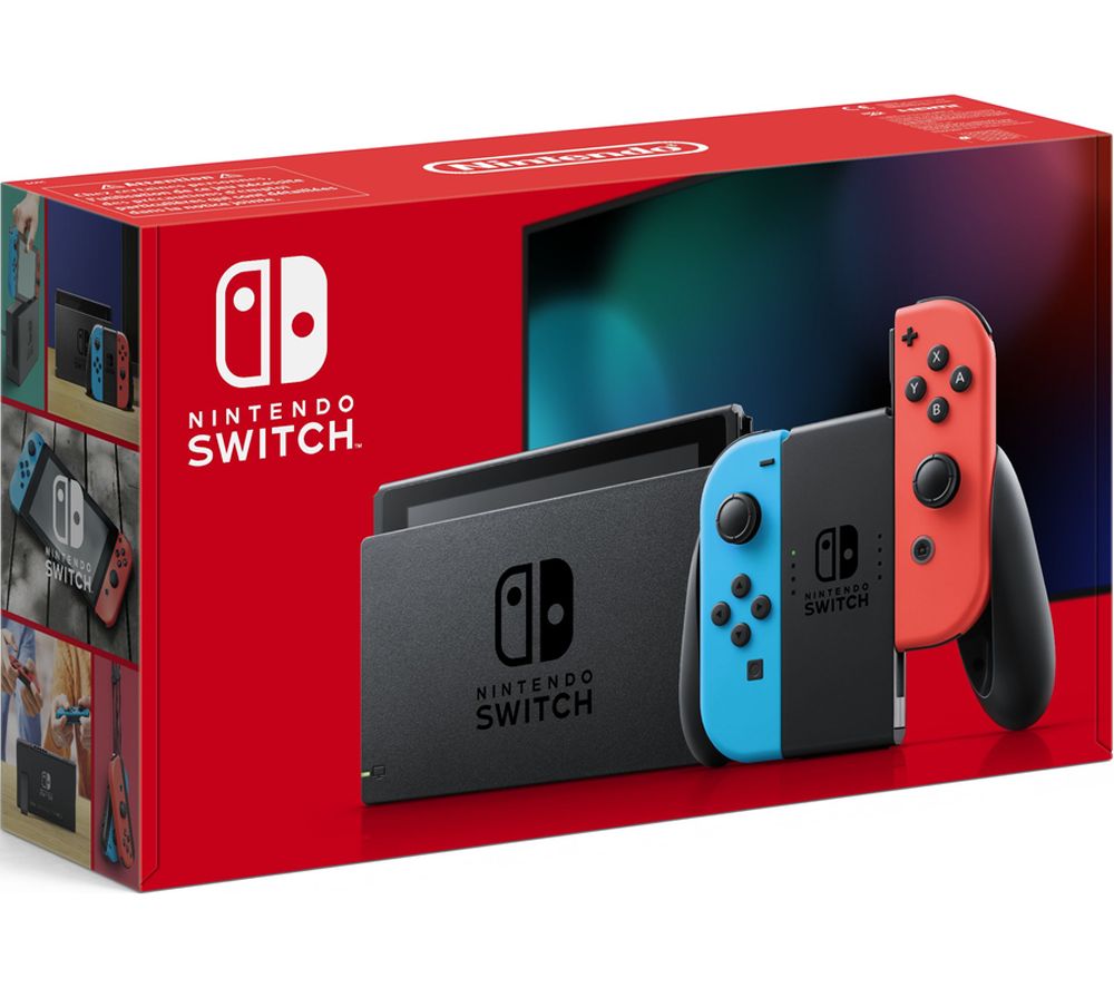 product image of NINTENDO Switch - Neon Red & Blue, Neon
