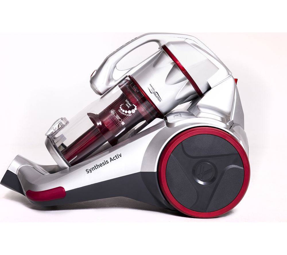 HOOVER Synthesis Activ STC18LI Cordless Vacuum Cleaner - Metallic & Red, Red