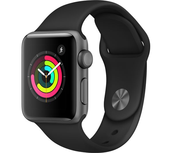 APPLE Watch Series 3 Black 38 mm MQKV2B A Currys Business