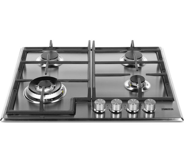 zanussi stainless steel gas hob