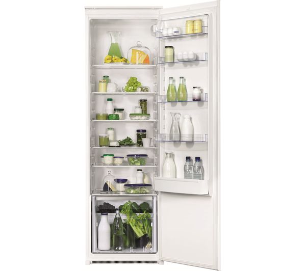 currys zanussi integrated fridge freezer