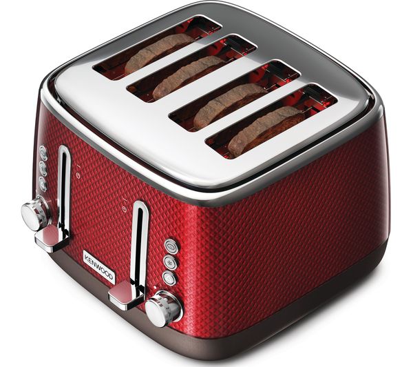 0W23011109 - KENWOOD Mesmerine Toaster Deep Red - Currys Business