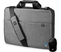 L6V68AA BUN HP L6V68AA BUN 15.6 Signature Slim Topload Laptop Case Wireless Mouse Bundle Grey Currys Business