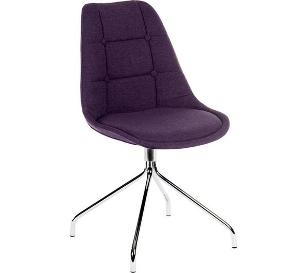Teknik Breakout Fabric Chair Pack Of 2 Plum