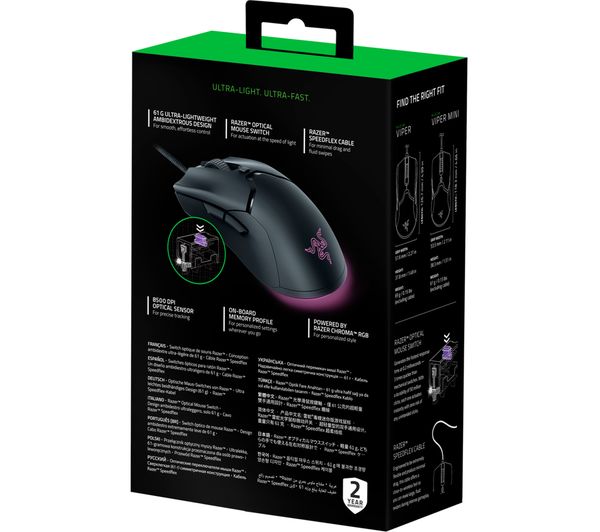 RAZER Viper Mini Optical Gaming Mouse - 118738 - Currys Business
