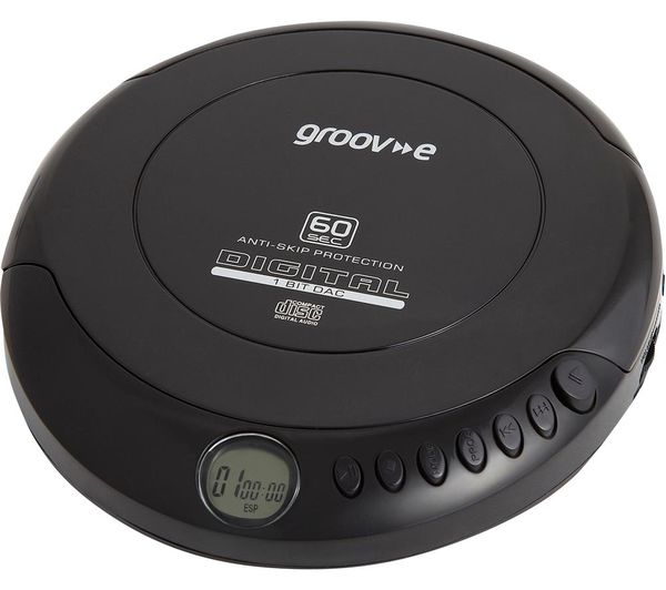 Buy GROOVE Retro GVPS110BK Personal CD Player Black Free