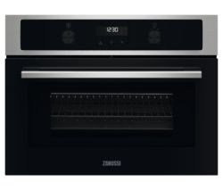 ZVENM7X1 Compact Electric Built-in Combination Microwave - Black & Stainless Steel