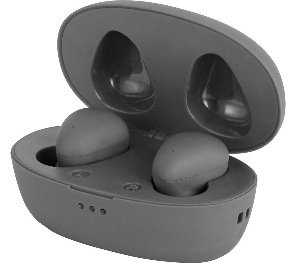 AKAI A61047G Wireless Bluetooth Earphones - Grey, Grey