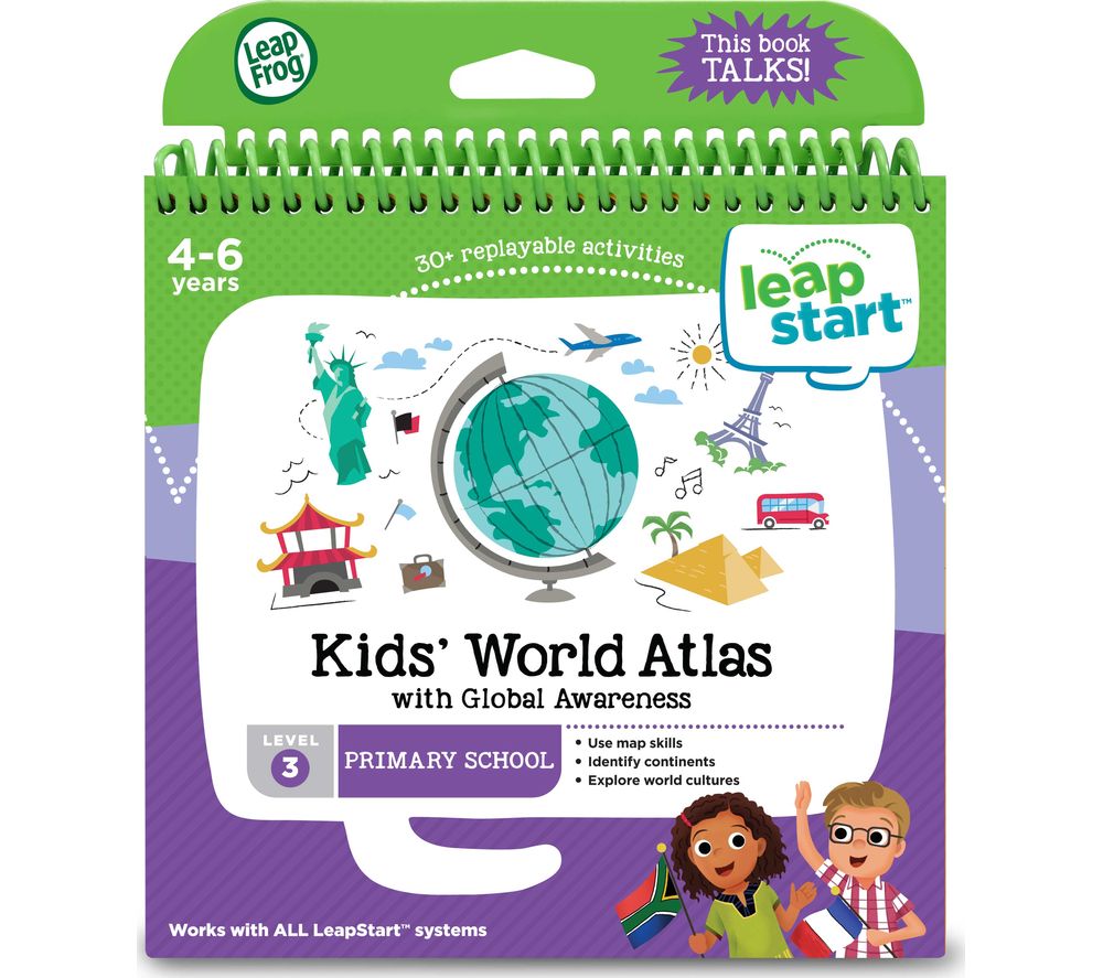 LEAPFROG LeapStart World Atlas Activity Book review