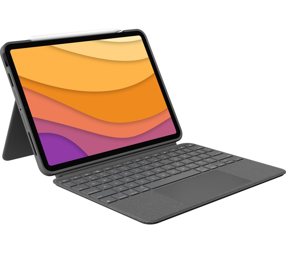LOGITECH Combo Touch iPad Air 10.9" (4th & 5th gen) Keyboard Folio Case - Grey