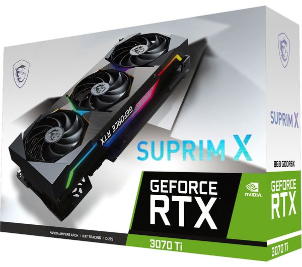 MSI GeForce RTX 3070 Ti 8 GB SUPRIM X Graphics Card - MSI
