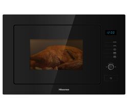 HB25MOBX7GUK Built-in Solo Microwave with Grill - Black