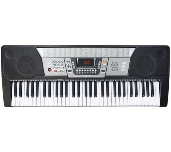 AXUS AXP10 Electronic Keyboard - Black
