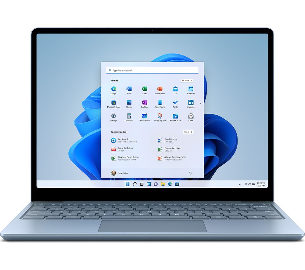 MICROSOFT 12.4" Surface Laptop Go 2 - Intel® Core™ i5, 256 GB SSD, Ice Blue