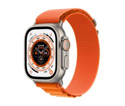10242622: Watch Ultra Cellular - Titanium with Orange Alpine Loop, Medium, 49 mm