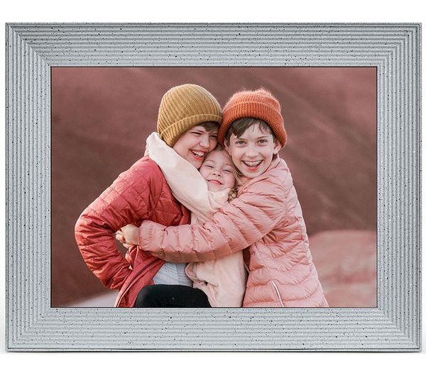 Image of AURA Mason Luxe 9.7" WiFi Digital Photo Frame - Sandstone