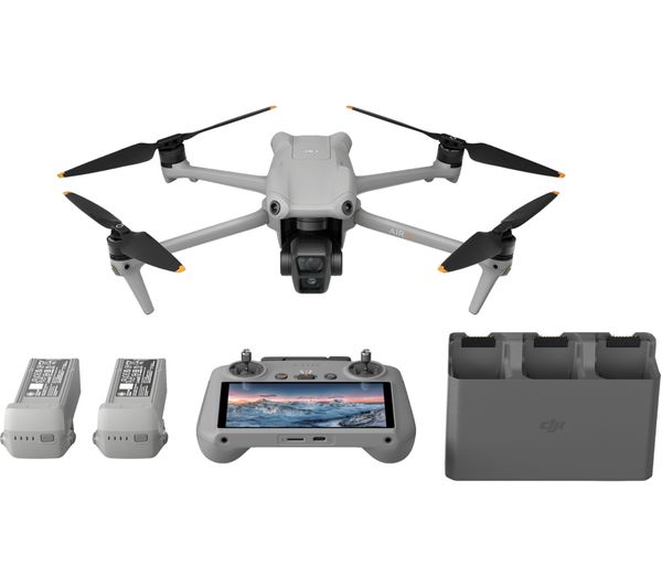 Air 3 Drone Fly More Combo with RC 2 Remote Controller - Grey