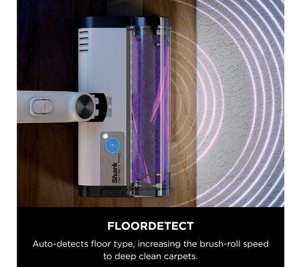 IW1511UK SHARK Detect Pro IW1511UK Cordless Vacuum Cleaner White & Brass Currys Business