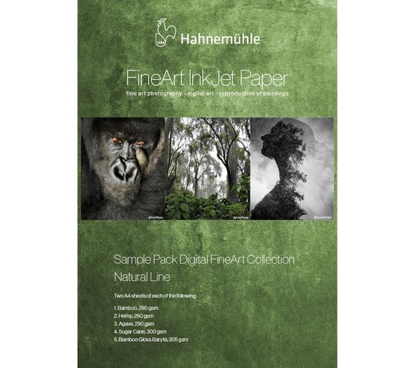 Hahnemuehle Digital Fineart Sample Pack Natural Line A4 Glossy Photo Paper 10 Sheets