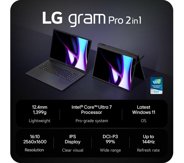 LG gram Pro 2-in-1 16T90SP-G.AA78A1 16