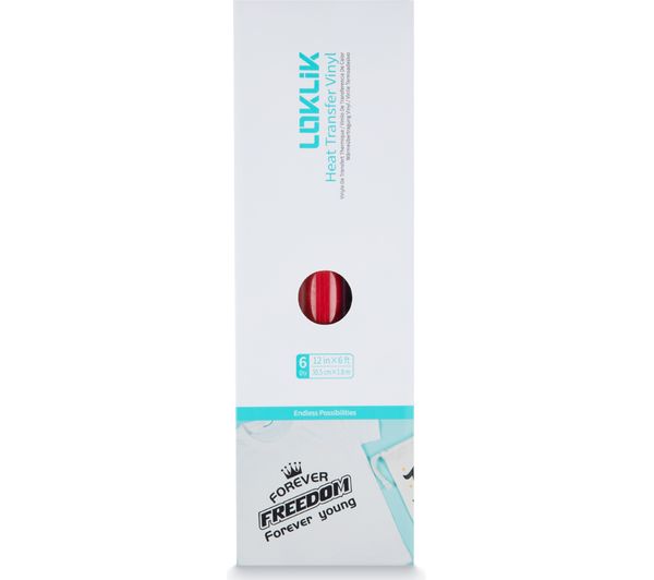 LOKLIK HTV 12" x 6 ft Vinyl Roll - 6 Pack