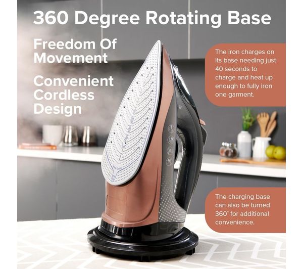 Quest cordless steam iron store