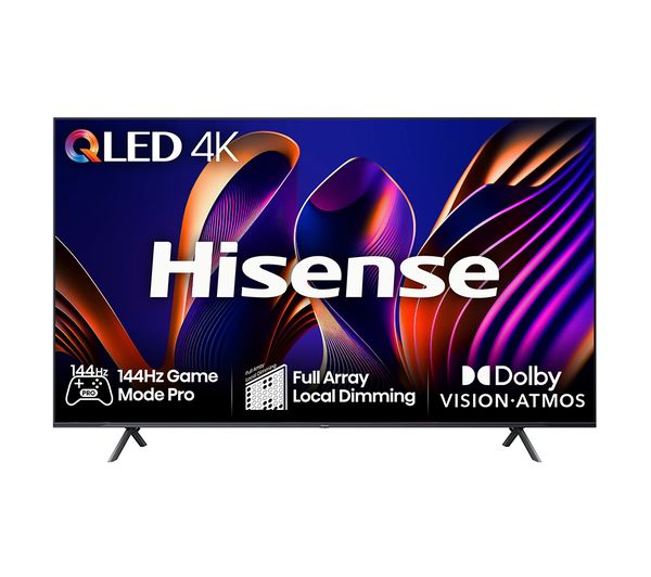 HISENSE 85E7NQTUK PRO 85" Smart 4K Ultra HD HDR QLED TV with Amazon Alexa