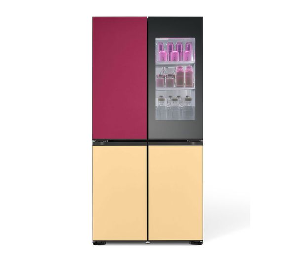 Lg Moodup Gmv960nnme American Style Smart Fridge Freezer Colour Changing