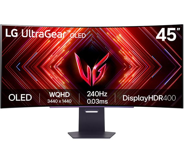 - LG UltraGear 45GS95QE-B.AEK Quad HD 45