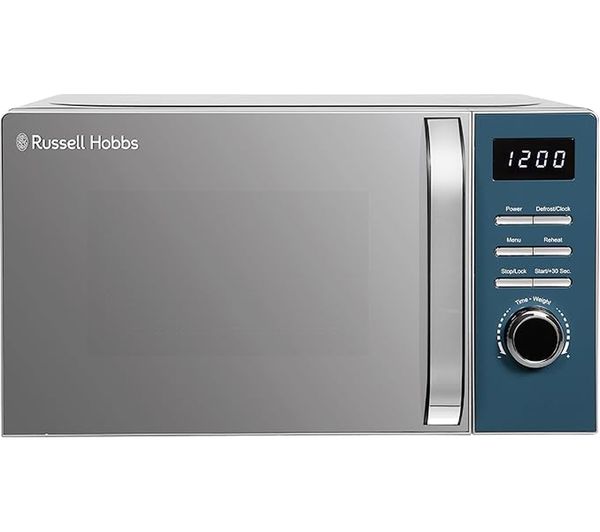 Russell Hobbs Distinctions Rhmd832ob Compact Solo Microwave Blue Ocean