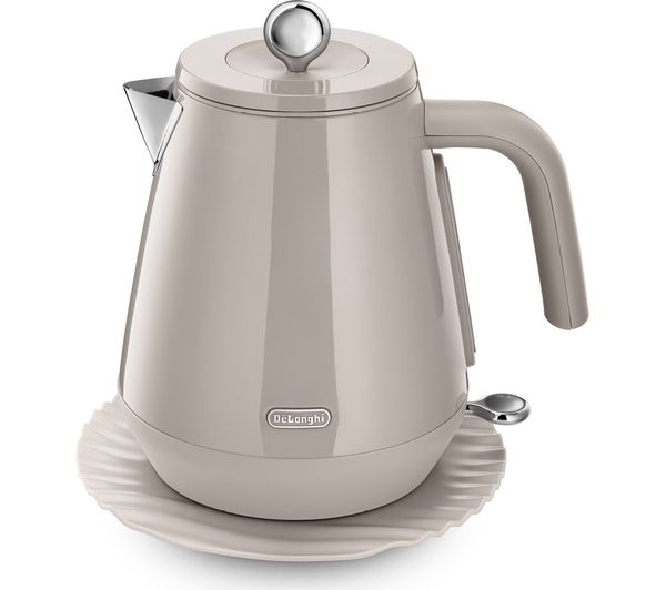 DELONGHI Eclettica KBY3001.BG Jug Kettle - Beige