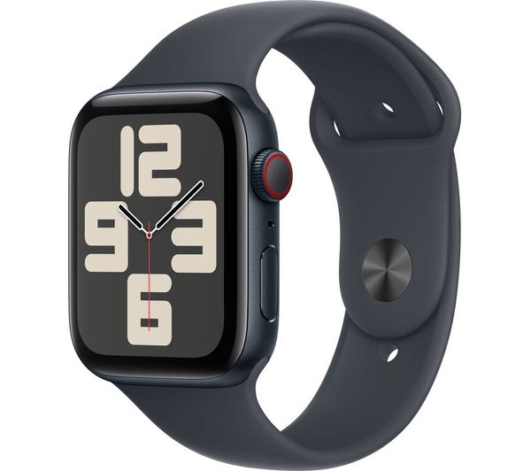 Image of APPLE Watch SE Cellular - 40 mm Midnight Aluminium Case with Midnight Sport Band, M/L