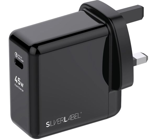 Silverlabel 29431sl10 45 W Universal Usb Type C Charger Black
