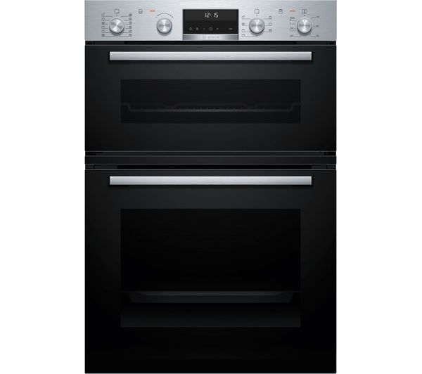 Bosch Series 6 Mba578bs7b Electric Double Pyrolytic Smart Oven Stainless Steel