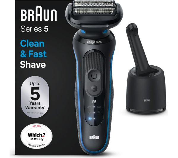 Braun Series 5 Bra52 B7000cc Wet Dry Shaver Blue
