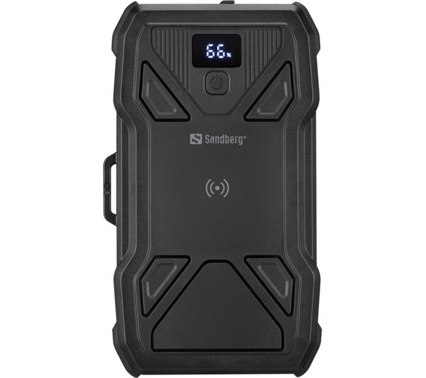 An image of SANDBERG 27000 mAh Portable 5-Panel Solar Power Bank - Black