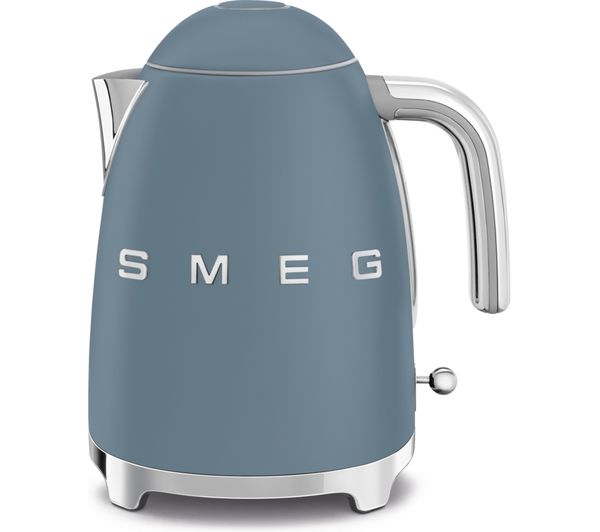 An image of SMEG KLF03SBMUK Jug Kettle - Matte Storm Blue