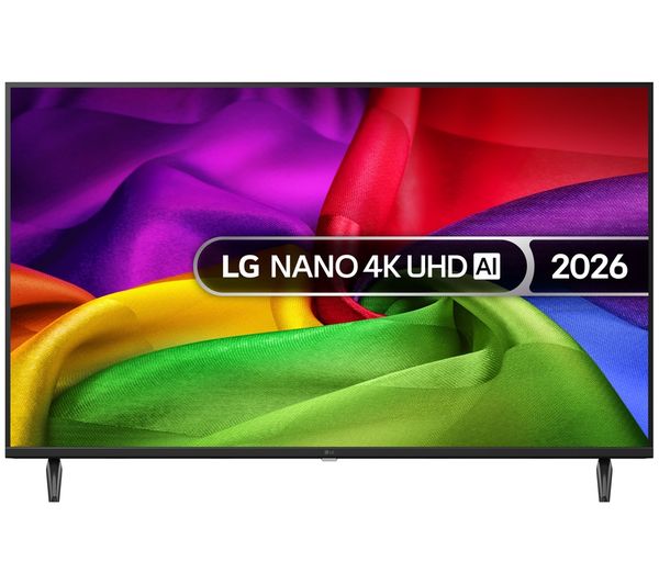 An image of LG NU80 43" LED 4K HDR Smart TV 2026 - 43NU800B6LC