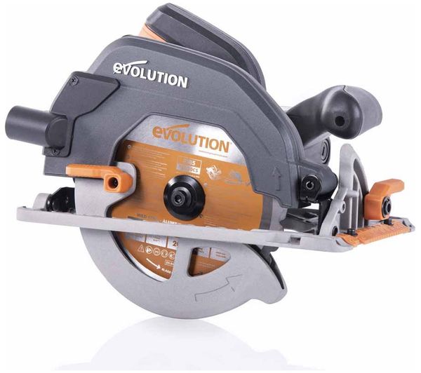An image of EVOLUTION R185CCS 185 mm Circular Saw - Black