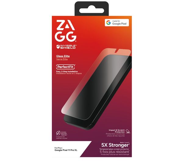 An image of ZAGG Invisibleshield Elite Pixel 11 Pro XL Screen Protector - Clear