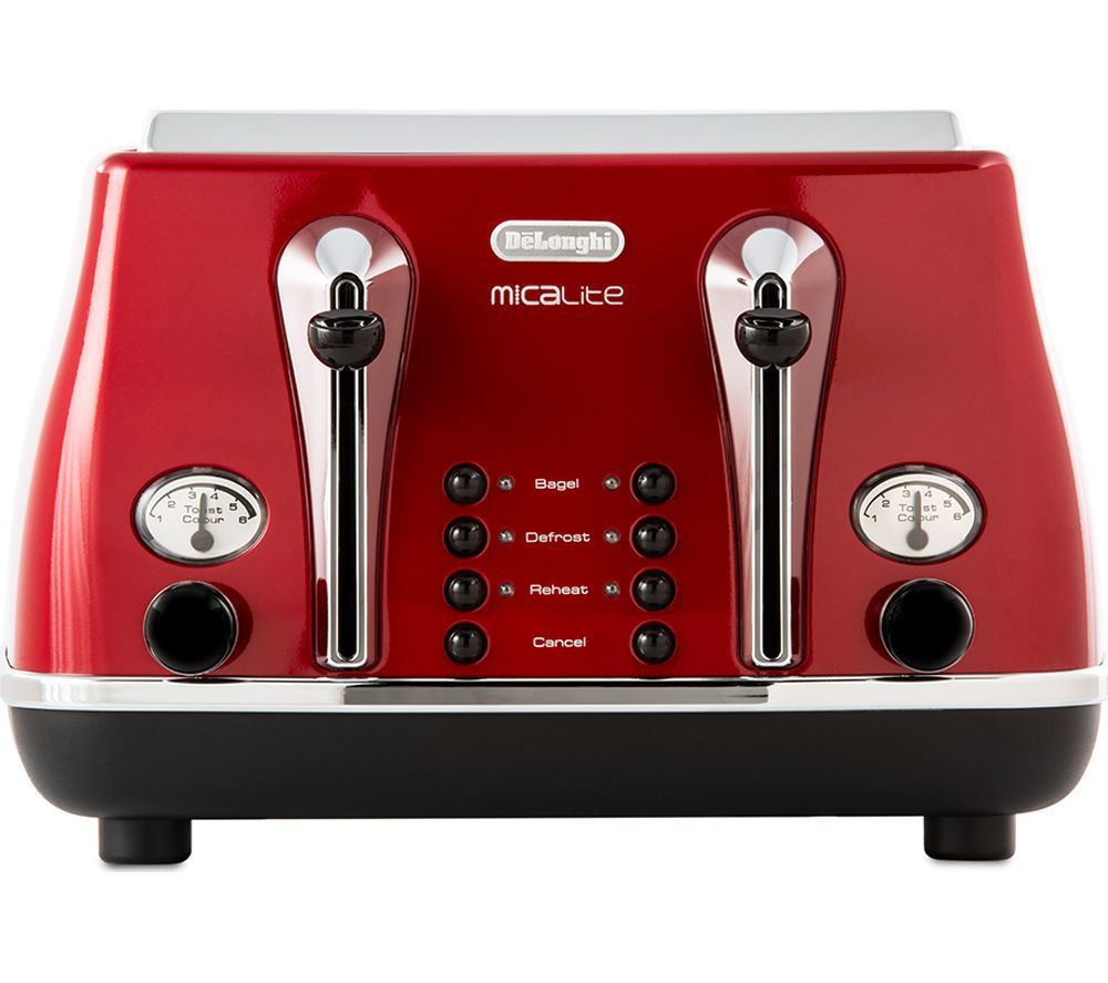 Micalite CTOM4003R 4-Slice Toaster - Red
