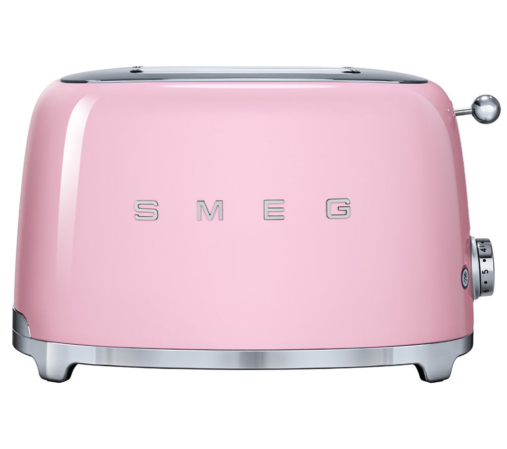 Buy SMEG TSF01PKUK 2Slice Toaster Pink Free Delivery Currys