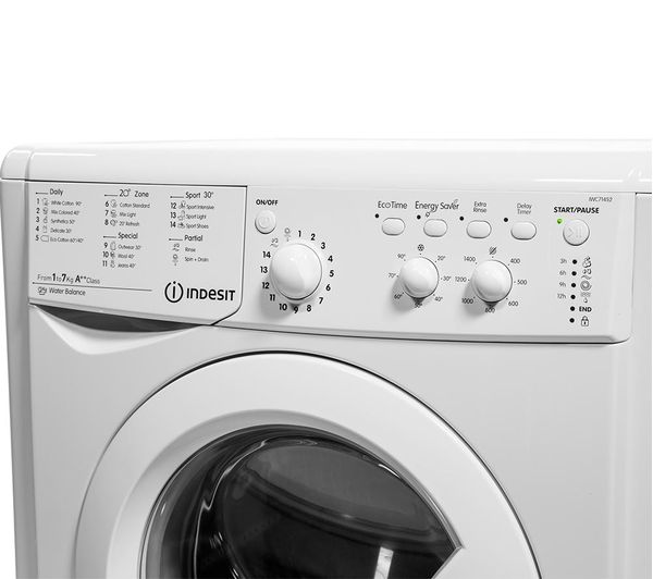 Buy INDESIT IWC71452 ECO Washing Machine White Free Delivery Currys