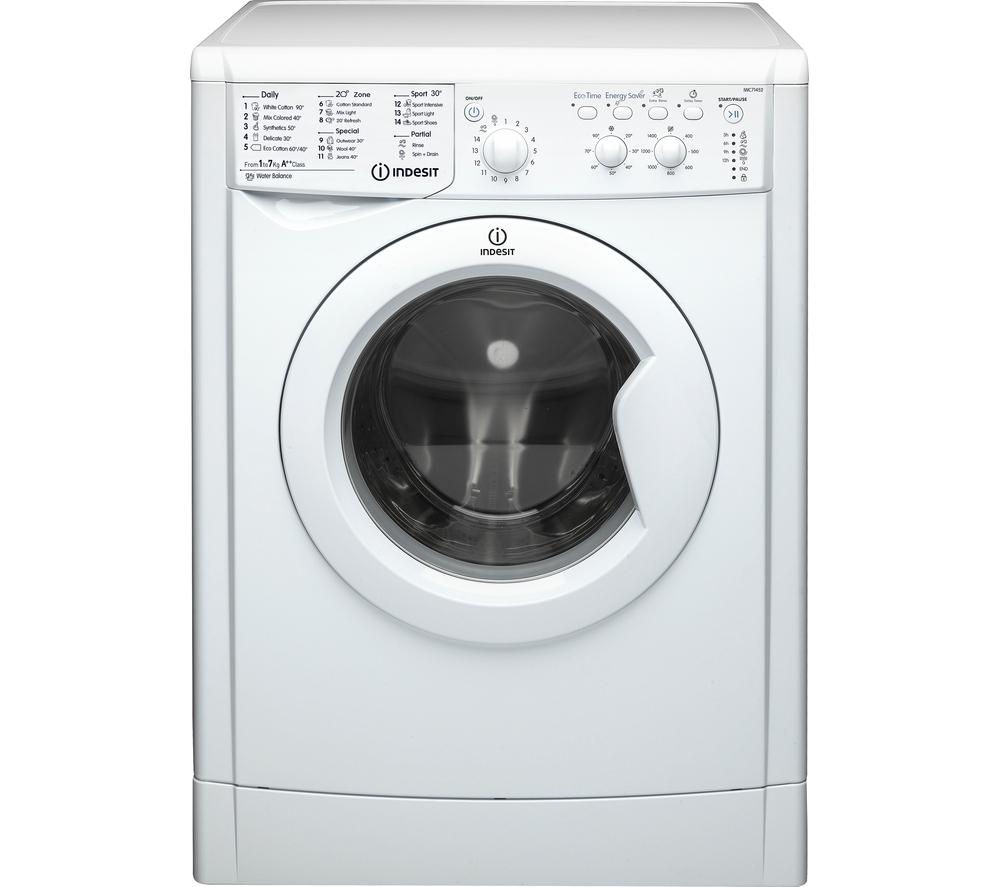 INDESIT IWC71452 ECO Washing Machine – White, White