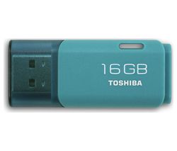 TOSHIBA TransMemory USB 2.0 Memory Stick - 16 GB, Aqua