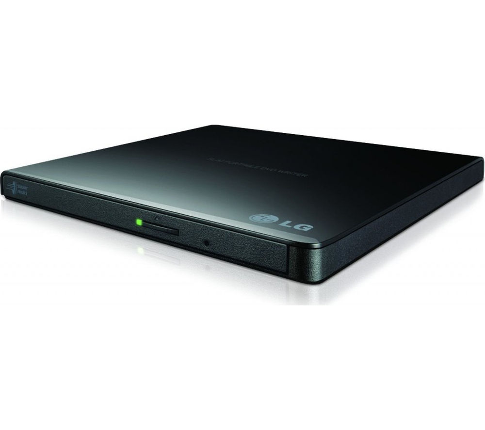 LG GP57EB40 External Ultraslim DVD Writer - Black, Black